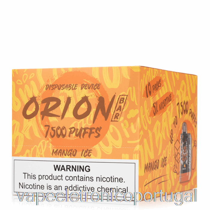 Vape Eletrônico [pacote Com 10] Vape Perdido Orion Bar 7500 Descartável